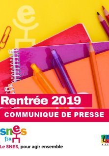 Communiqué de presse du SNES-FSU de Strasbourg