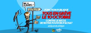 Fonction publique : mobilisé.e.s le 10 octobre !