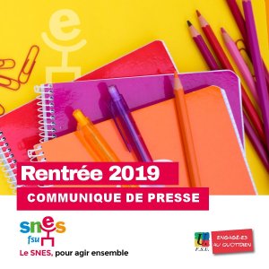 Communiqué de presse du SNES-FSU de Strasbourg