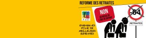 RETRAITES : poursuivre et amplifier la mobilisation