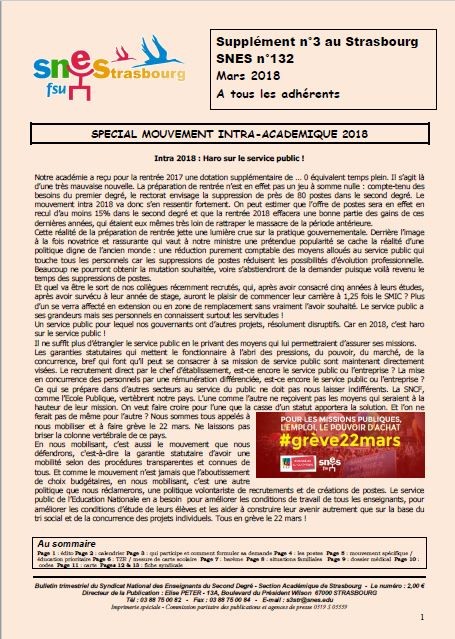 SUPPLEMENT SPECIAL MUTATIONS INTRA 2018