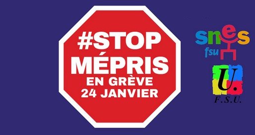 24 JANVIER : Tous mobilisés pour nos métiers et le service public (…)