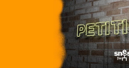 Pétition contre la diminution des postes aux concours