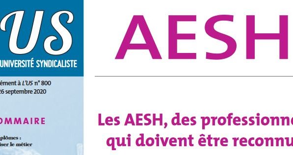 Les AESH, des professionnels qui doivent être reconnus