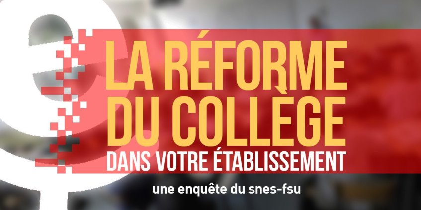 Observatoire des collèges - Enquête 4