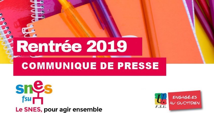 Communiqué de presse du SNES-FSU de Strasbourg